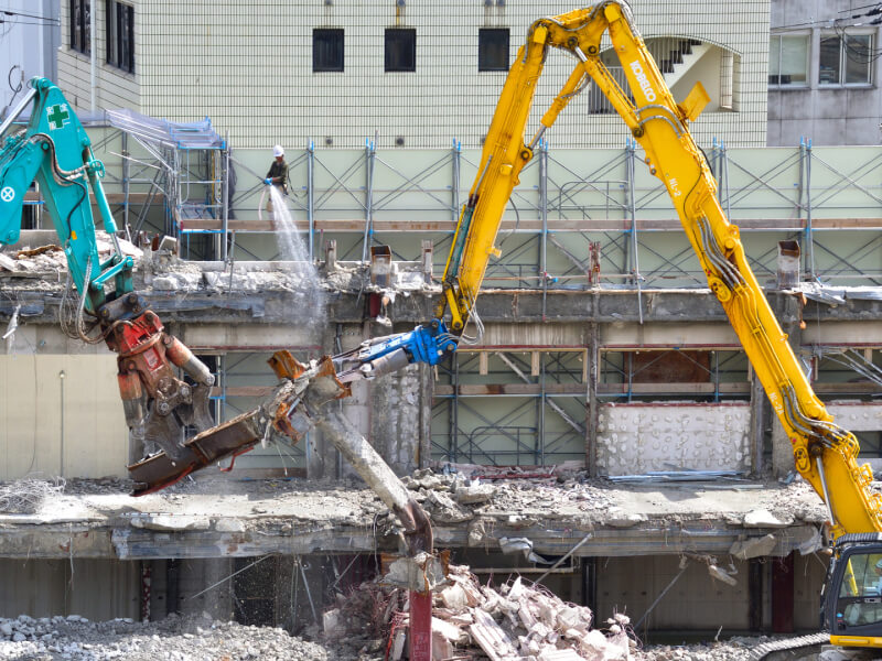 解体工事の写真1