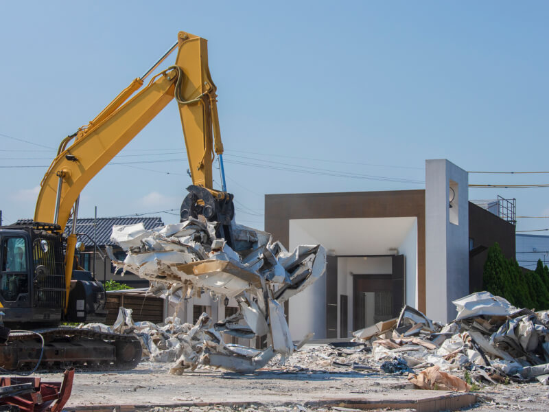 解体工事の写真1