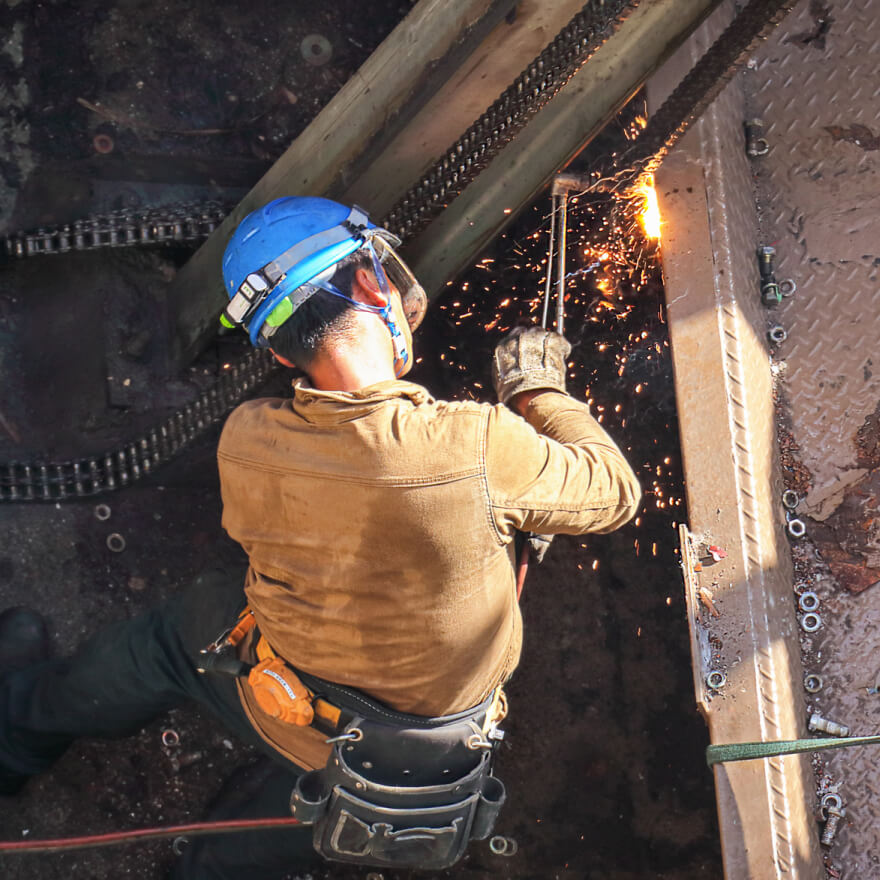 解体工事の写真1